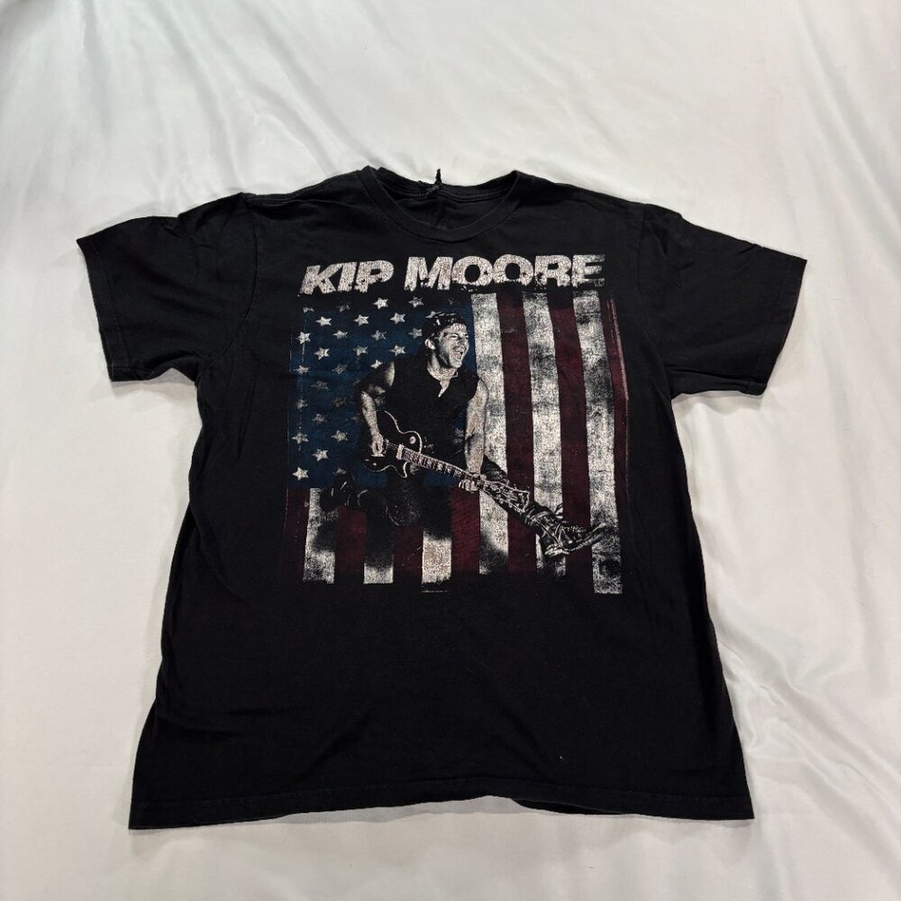 Kip Moore 2014‎ Tour Tee Black T Shirt Unisex Medium           Lot N